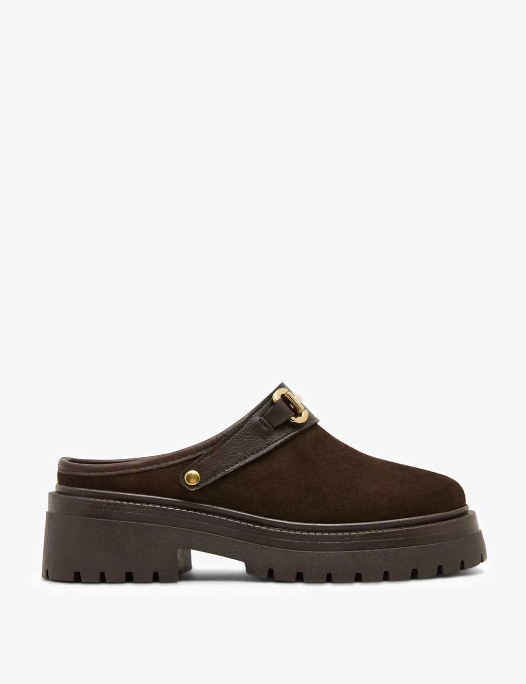 Erba Suede Horsebit Mules Brown female - Steve madden - FashionsVida