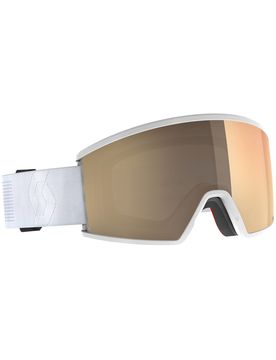 Photochromatische Skibrille Ambit LS Mineral White AMP LS Bronze Chrome S1-3 Weiß