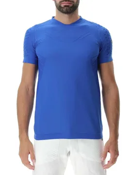 Maglietta A Maniche Corte Run Fit Lapis Blue M - Uyn - FashionsVida