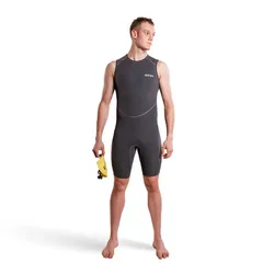 Yulex® Kneeskin Sleeveless Neoprene Wetsuit Black / Grey XL Men