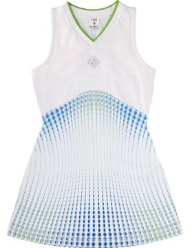 Tennis Printed Racer Minidress