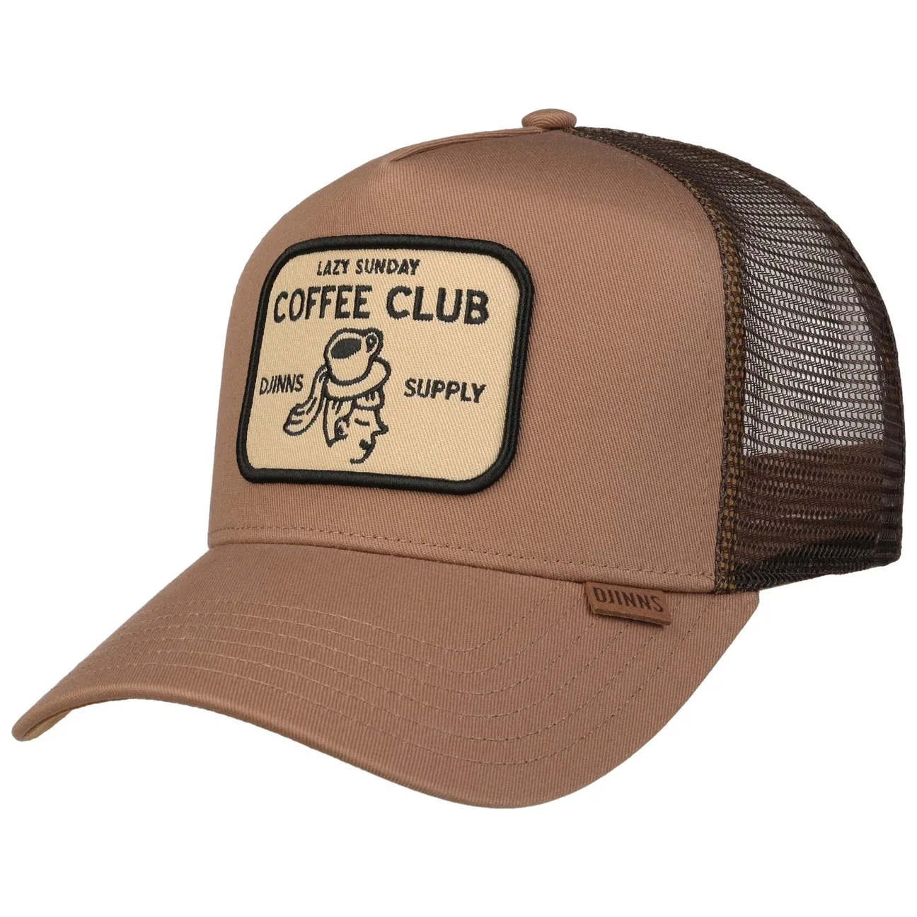 HFT Coffee Head Trucker Cap by - light brown - Herren - Size: One Size - Djinns - FashionsVida