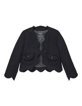 Giacca da donna con margherita smerlata