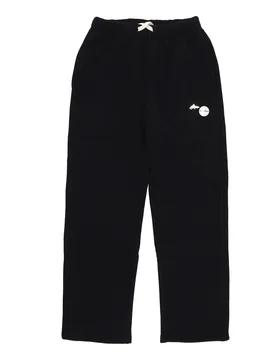 Pantalone Tuta Felpato Uomo Pins Open Bottom Sweatpant Black - ATIPICI - FashionsVida