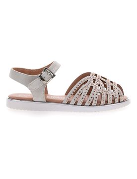 Sandali Bianchi con Brillantini 0497 32