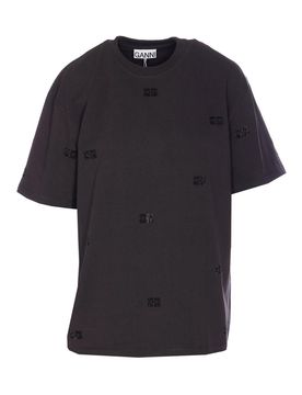 Ganni T-shirt Phantom Heavy