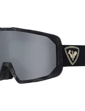 Masque De Ski Essential Black Silver Mirror/CAT2