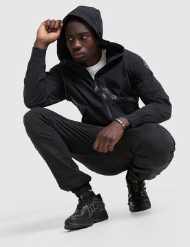 Mens Giacca Full Zip Lockroy - Nero, nero nero Uomo taglia L