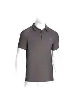 Polo à Manches Courtes Performance Wolf Grey L