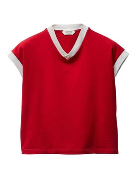 Versace Top Con Scollo A V