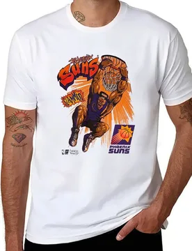 Vintage 1993 Phoenix Sun Slammin, Phoenix Sun Basketball T-Shirt t shirts designer t shirts for man cotton T-Shirt - Aliexpress - FashionsVida