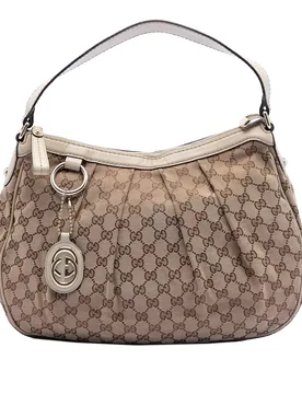 GG Canvas Sukey Shoulder Bag - Gucci - FashionsVida