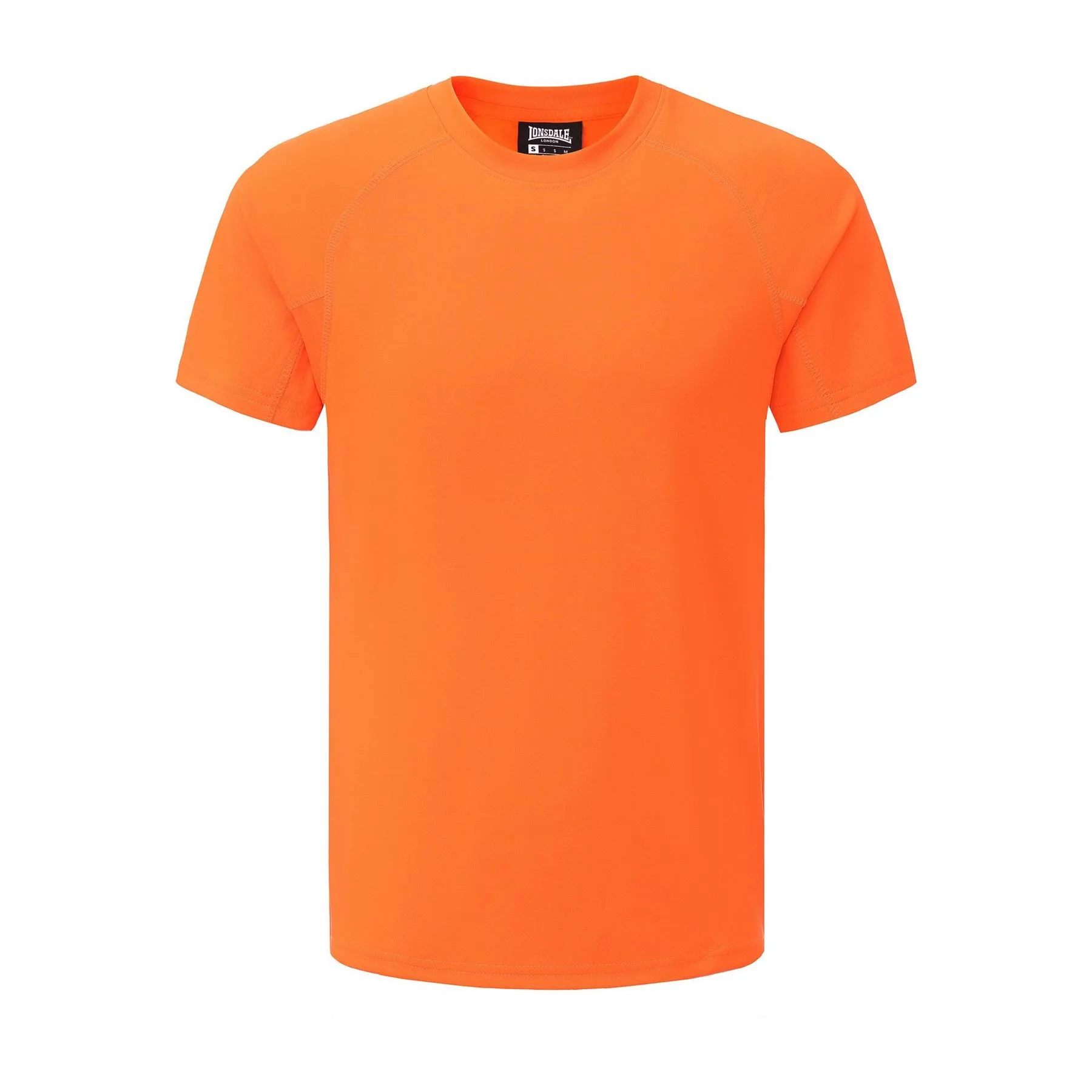 Mens Neckline T-Shirts In Orange - Size X-Large - Lonsdale - FashionsVida