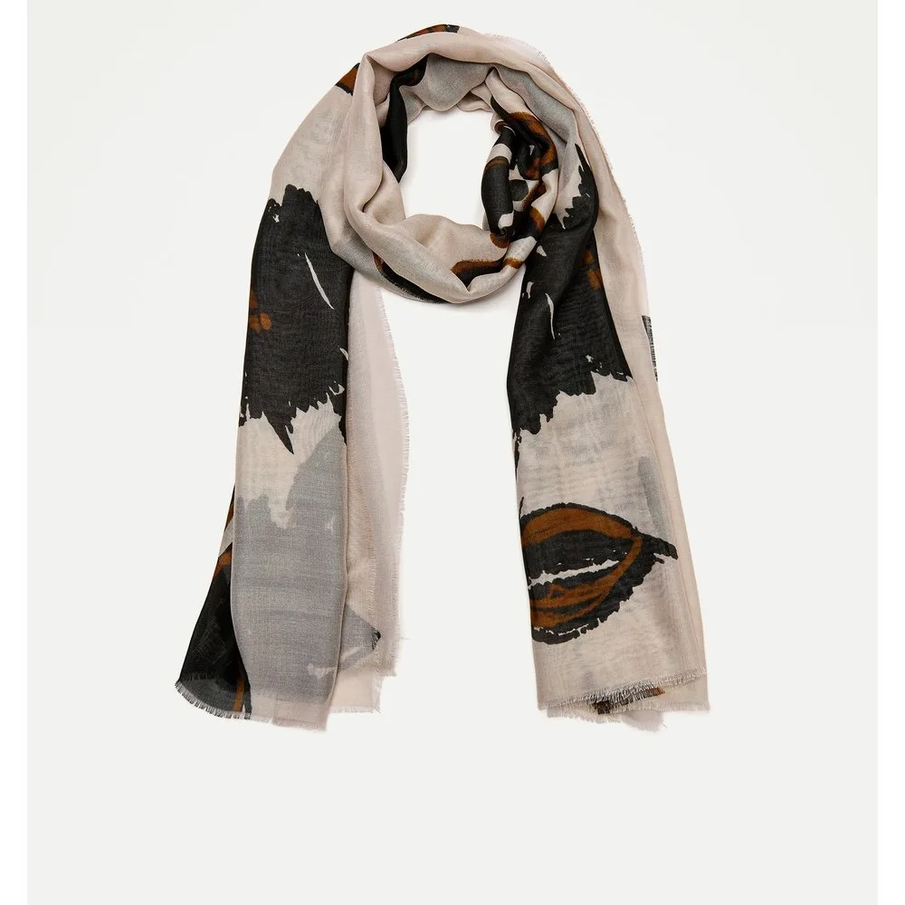 Echarpe de flores con contraste - Tintoretto - FashionsVida