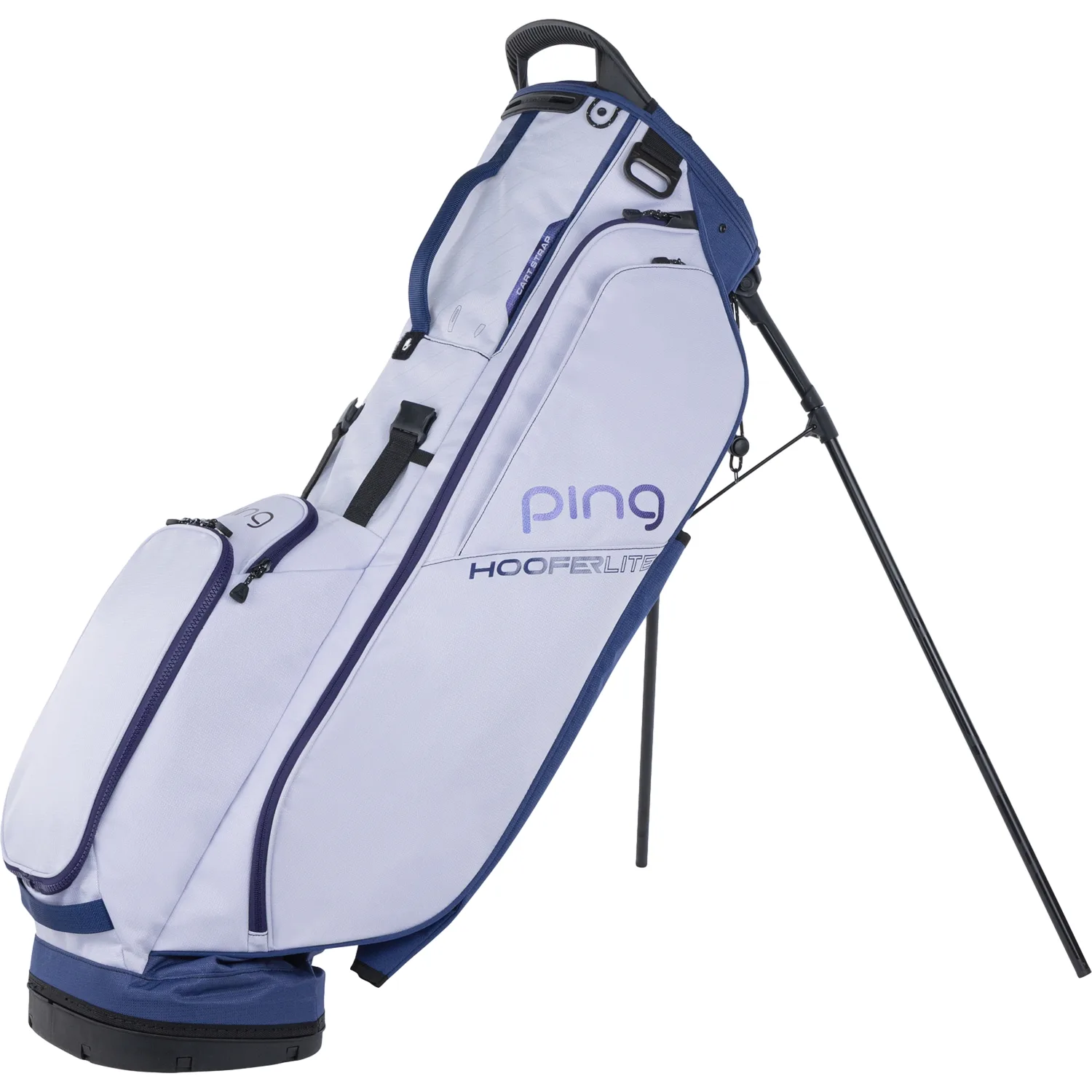 Standbag Hoofer Lite, weiß/lila - PING - FashionsVida