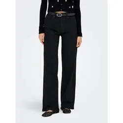 Straight Leg Jeans 15338858 Juicy Hw Wide-Black Denim Us 27 / 32;Us 28 / 32;Us 30 / 32 Female