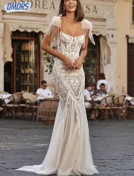 Classic Strapless Wedding Dresses Backless Mermaid Dress For Bride Elegant Appliques Customized Bridal Gown Vestido De Novia - Aliexpress - FashionsVida
