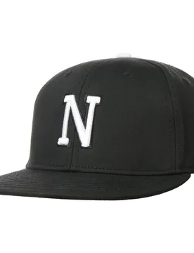 N Letter Snapback Cap - black - Size: One Size - Hatshopping.co.uk - FashionsVida