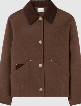 Abrigo de mujer corto de lana - CLAUDIE PIERLOT - FashionsVida