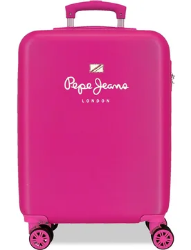 Maleta de cabina Luna rígida 55 cm fucisa con capacidad de 35L - Pepe Jeans - FashionsVida