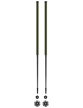 Bâtons de ski de randonnée - Koa - Taille 125 cm - Kaki - Les batons d'Alain - FashionsVida