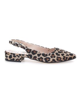 Décolleté da donna leopardato con cinturino slingback 3883 38