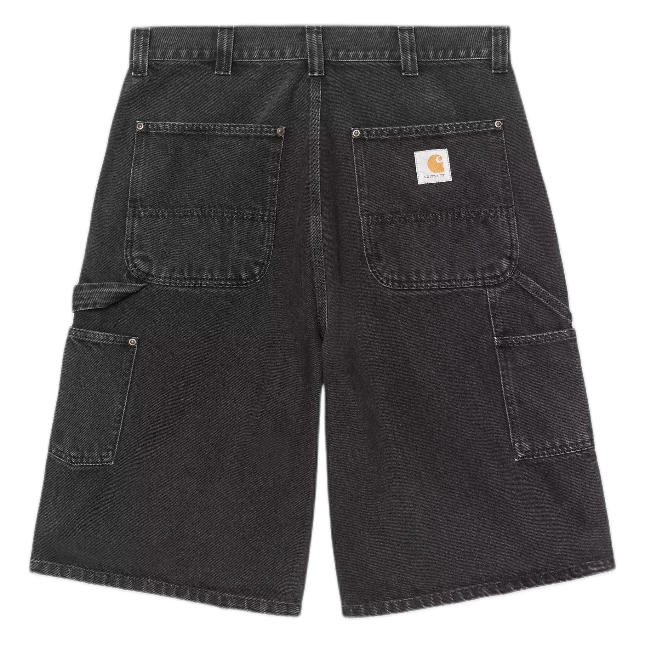 Bermuda og double knee short - black stone washed - CARHARTT WIP - FashionsVida