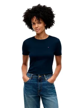 Maglietta A Maniche Corte Slim Cody Plus Size Dark Night Navy 2X