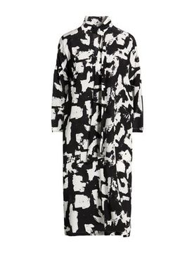 Vestido midi Mujer Negro 34 Mujer