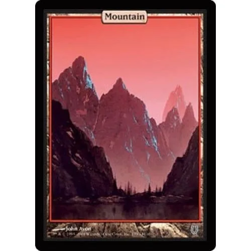 Mountain (foil) Unhinged - Magic: The Gathering - FashionsVida