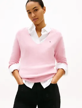 CO CARDI FINE GG LS V-NK SWT female - M - FashionsVida