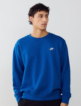 Sweat Crew Club bleu/blanc xs