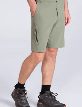 Wander' Mens Packaway Shorts Quick Drying Uv50 Protection Travel Short Pants Olive Polyamide - Size 36 Inch - Mountain Warehouse - FashionsVida