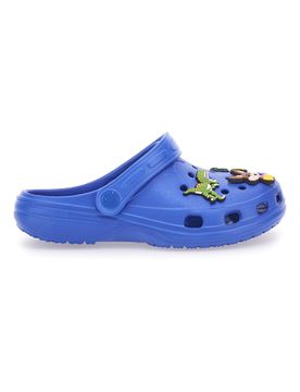 Ciabatte Clog blu con applicazioni dinosauri 726 32