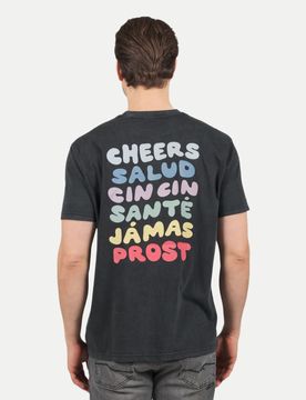T-Shirt Cheers Schwarz M