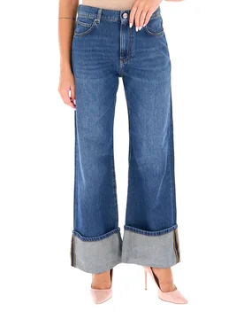 Pinko Jeans wide leg BLU 25 - PINKO - FashionsVida
