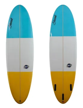 Planche De Surf Fun 7´2´´ Light Blue / White / Orange 218.4 cm unisex