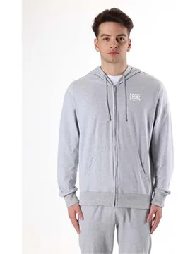 Kapuzensweaters Man Hoody Full Zip Hj Eu Xxl;Eu S;Eu M;Eu L;Eu Xl;Eu 3xl Male - Leone 1947 - FashionsVida