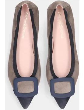 Bailarinas ella de mujer en ante suave - Pretty Ballerinas - FashionsVida