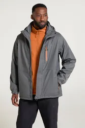 Bracken Extreme Mens 3 In 1 Waterproof Jacket - Grey - Grey - Size: XXS