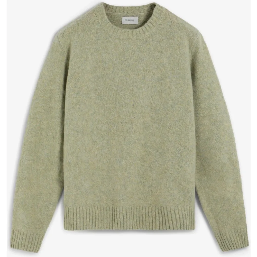 Jersey de hombre liso con cuello redondo - Scalpers - FashionsVida