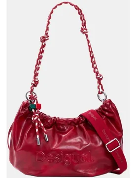 Bolso mediano ovalado logo - Desigual - FashionsVida