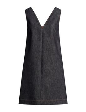 Minivestido Mujer Azul marino L,XS Mujer