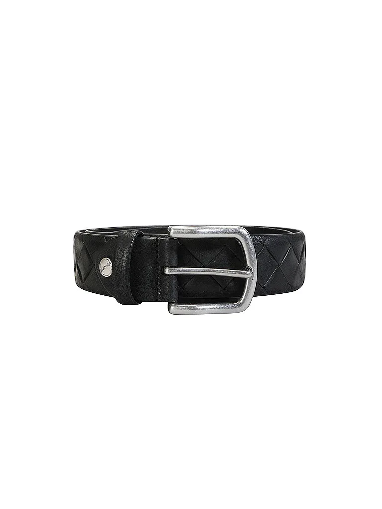 Vanzetti Ceinture en cuir noir 80 - Vanzetti - FashionsVida