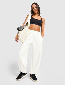 Womens Pantalone Ampio Soft Lux - Beige, beige beige Donna taglia S