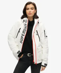Superdry Damen Ultimate Sd-windcheater mit Kapuze Weiß - Größe: 36