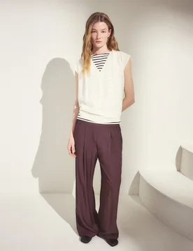 Pantalón ancho de mujer - Woman El Corte Inglés - FashionsVida