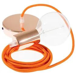 Cables Suspension Luminaire Rm15 2 M Orange / Copper One Size
