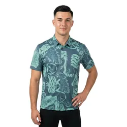 Camicia A Maniche Corte Alltrack Ride Resort Carbon Grey