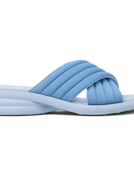 Sandalias de cuña de mujer con tiras cruzadas en claro - Camper - FashionsVida